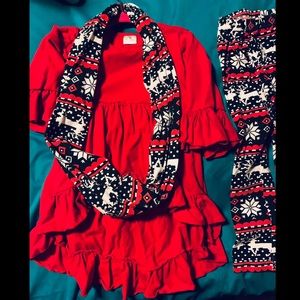 Christmas girls outfit